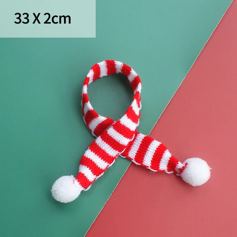 Red and White Stripe Scarf